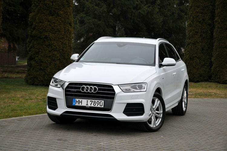 Audi Q3 2.0TDI(150KM) S-Line Lift Xenon Led Navi Skóry BLS Automat Alu17"ASO zdjęcie 8