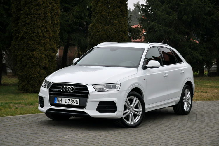 Audi Q3 2.0TDI(150KM) S-Line Lift Xenon Led Navi Skóry BLS Automat Alu17"ASO zdjęcie 9