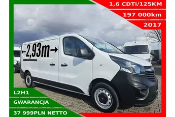 Opel Vivaro L2H1 37999zł NETTO 1.6CDTi/125KM