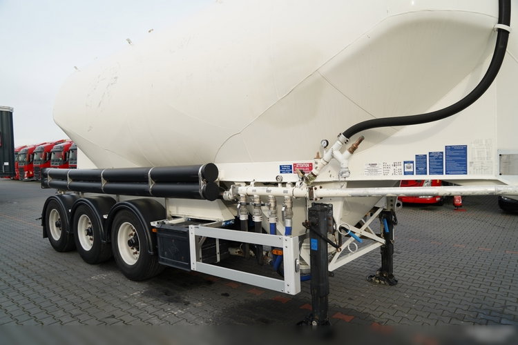 Feldbinder / CEMENTONACZEPA / 3 KOMORY / 37 000 L / SILOS / DO MATERIAŁÓW SYPKICH  / ALUFELGI zdjęcie 9