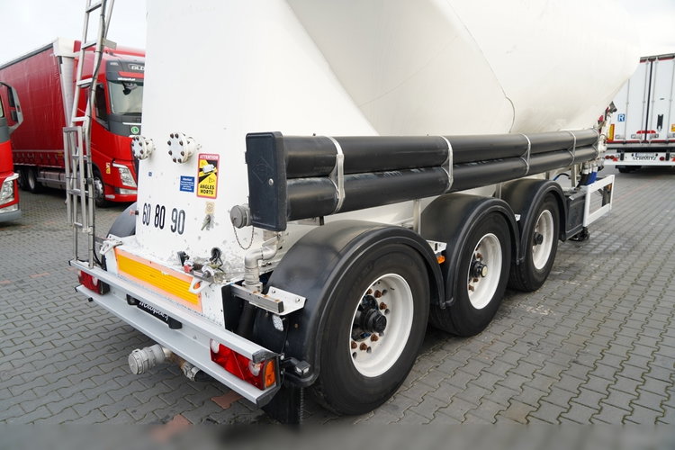 Feldbinder / CEMENTONACZEPA / 3 KOMORY / 37 000 L / SILOS / DO MATERIAŁÓW SYPKICH  / ALUFELGI zdjęcie 13