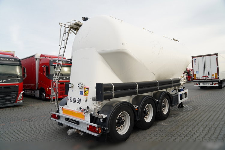 Feldbinder / CEMENTONACZEPA / 3 KOMORY / 37 000 L / SILOS / DO MATERIAŁÓW SYPKICH  / ALUFELGI zdjęcie 5