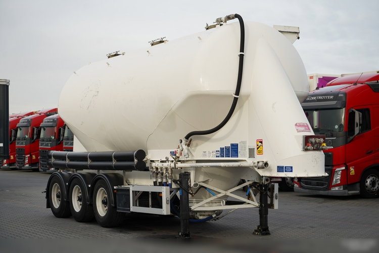 Feldbinder / CEMENTONACZEPA / 3 KOMORY / 37 000 L / SILOS / DO MATERIAŁÓW SYPKICH  / ALUFELGI zdjęcie 8