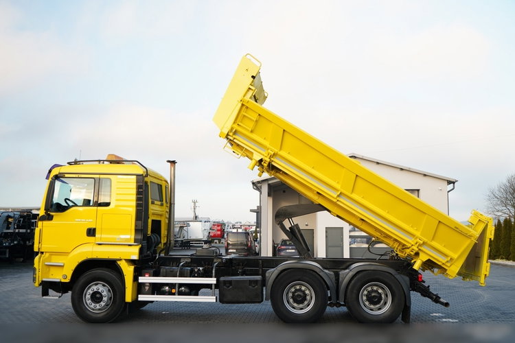 MAN TGS 26.440 / 6X4 / 2 STRONNA WYWROTKA / HYDROBURTA / AUTOMAT / KABINA SYPIALNA  zdjęcie 3
