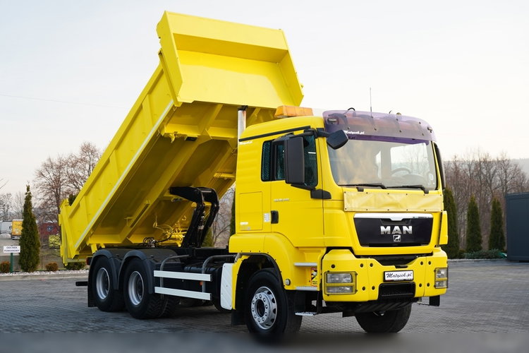 MAN TGS 26.440 / 6X4 / 2 STRONNA WYWROTKA / HYDROBURTA / AUTOMAT / KABINA SYPIALNA  zdjęcie 8