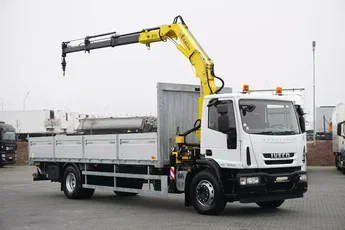 Iveco EUROCARGO / 180E25 / SKRZYNIOWY + HDS + WINDA / HYVA 911 / ROTATOR / PILOT