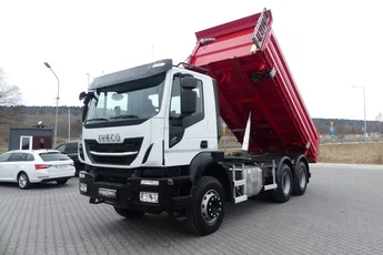 Iveco TRAKKER / X-WAY 420 / 6x4 / KH-KIPPER 3 STR / HYDROBURTA / WYWROTKA /