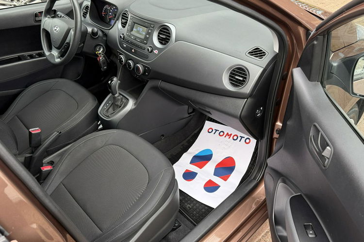 Hyundai i10 1.2i Benz automat Polski salon 1.wl bezwypadkowy 34 tys km klima gwara zdjęcie 11