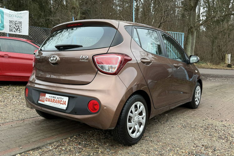 Hyundai i10 1.2i Benz automat Polski salon 1.wl bezwypadkowy 34 tys km klima gwara zdjęcie 13