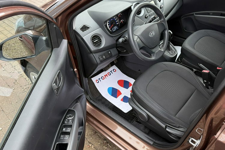 Hyundai i10 1.2i Benz automat Polski salon 1.wl bezwypadkowy 34 tys km klima gwara zdjęcie 19