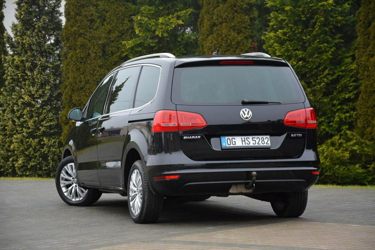 Volkswagen Sharan 2.0TDI(170KM) Oryginał Skóry Alcantara DRL 2xParktronic Alu17" ASO zdjęcie 7