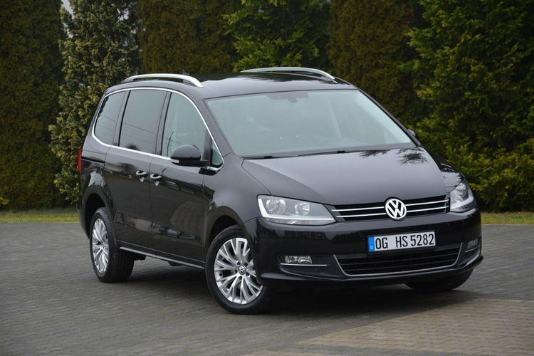 Volkswagen Sharan 2.0TDI(170KM) Oryginał Skóry Alcantara DRL 2xParktronic Alu17" ASO zdjęcie 9