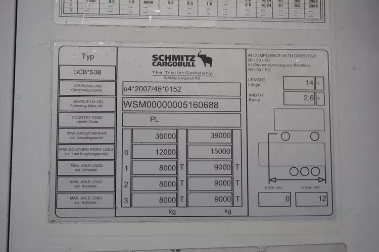 Schmitz / CHŁODNIA / CARRIER VECTOR 1350 / OŚ PODNOSZONA zdjęcie 11