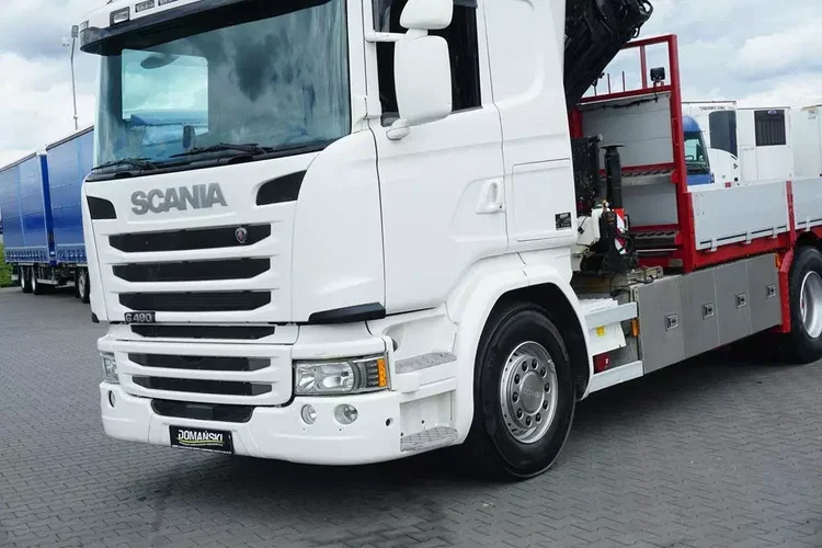 Scania G 490 / 6 X 2 / SKRZYNIOWY + HDS / HMF 3220 K7 / WYSIĘG 18.9 M zdjęcie 39