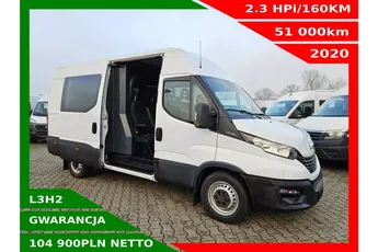 Iveco 35s16 L3H2 104900zł NETTO Brygadówka 6-cio osobowa 2.3HPi/160KM