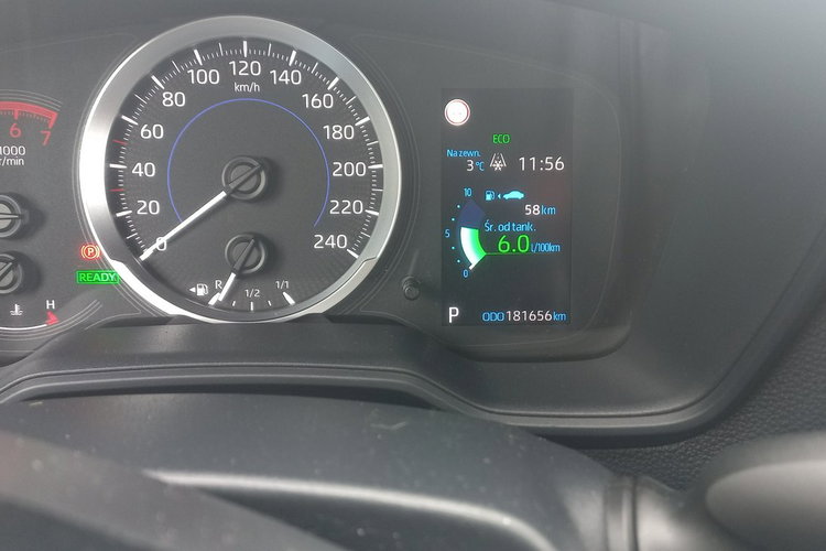 Toyota Corolla E-CVT 1.8Hybryda FV23% 45.4 netto Aktywny Tempomat Climatronik SalonPL zdjęcie 7