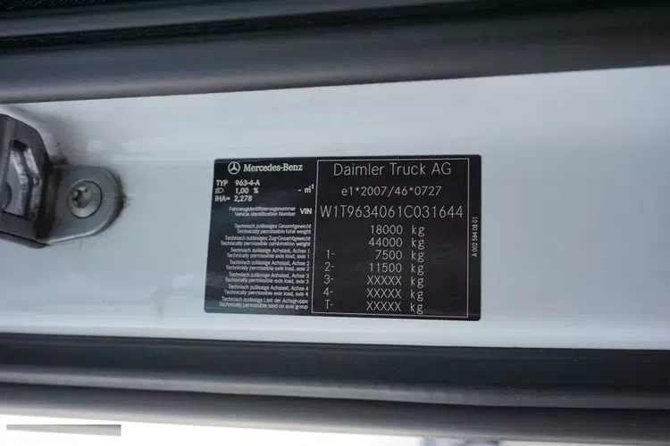 Mercedes / ACTROS / 1851 / E 6 / MP 5 / ACC / MEGA / LOW DECK / RETARDER / BIG SPACE zdjęcie 11