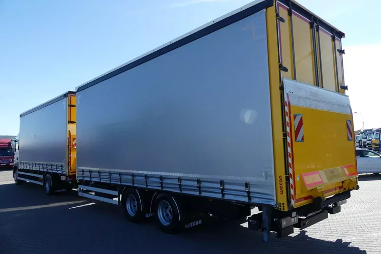 MAN TGM 18.340 / FIRANKA + WINDA / ZESTAW 38 EURO PALET / zdjęcie 5