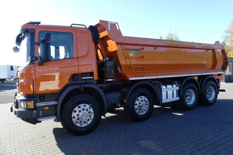Scania P410 8x4 / WYWROTKA TYLNO ZSYPOWA / ALUFELGI / zdjęcie 10