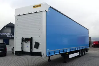 Wielton MEGA / FIRANKA / OŚ PODNOSZONA / DACH PODNOSZONY /