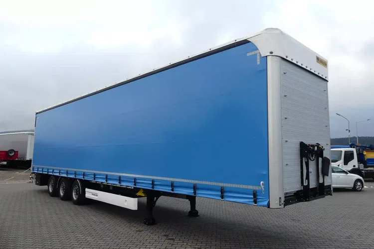 Wielton MEGA / FIRANKA / OŚ PODNOSZONA / DACH PODNOSZONY / zdjęcie 15