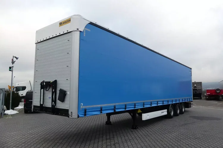 Wielton MEGA / FIRANKA / OŚ PODNOSZONA / DACH PODNOSZONY / zdjęcie 2