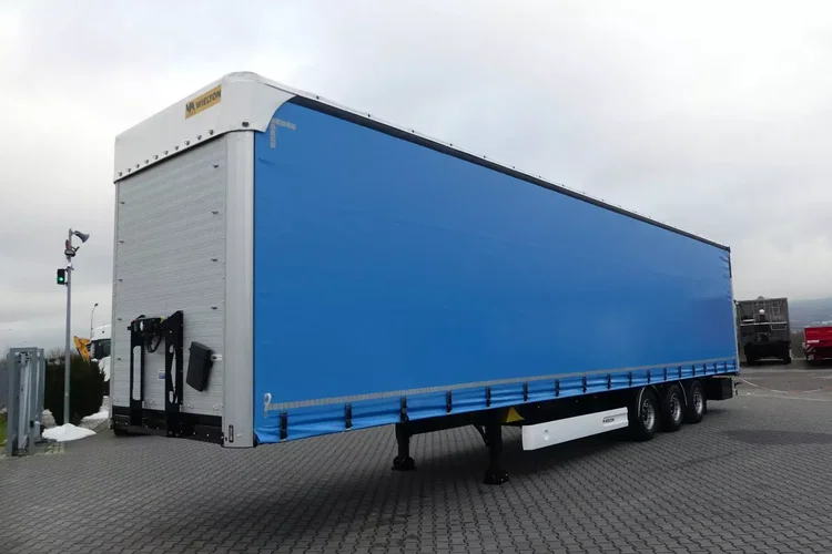 Wielton MEGA / FIRANKA / OŚ PODNOSZONA / DACH PODNOSZONY / zdjęcie 3