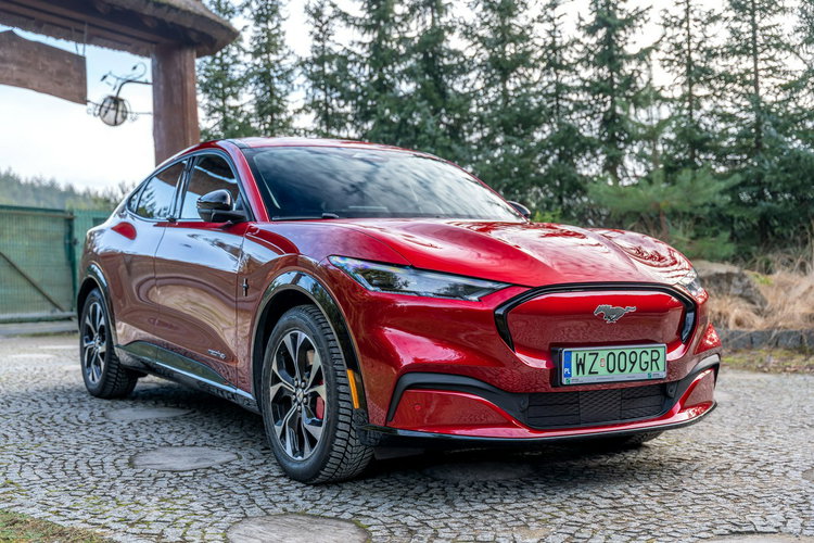 Ford Mustang Mach-E 75 kWh 269KM / Mach-E AWD Suv / 2023/ I wł / Salon PL / NAJEM / FV 23% zdjęcie 29