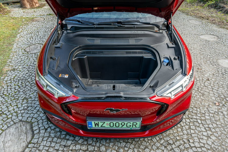 Ford Mustang Mach-E 75 kWh 269KM / Mach-E AWD Suv / 2023/ I wł / Salon PL / NAJEM / FV 23% zdjęcie 40