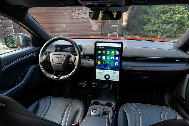 Ford Mustang Mach-E 75 kWh 269KM / Mach-E AWD Suv / 2023/ I wł / Salon PL / NAJEM / FV 23% zdjęcie 53