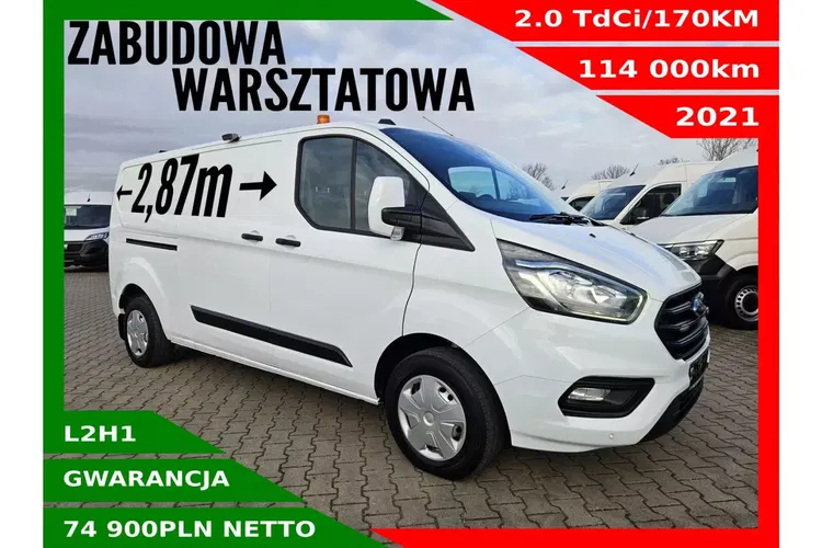 Ford transit-custom L2H1 74900zł NETTO Zabudowa warsztatowa 2.0TdCi/170KM zdjęcie 1