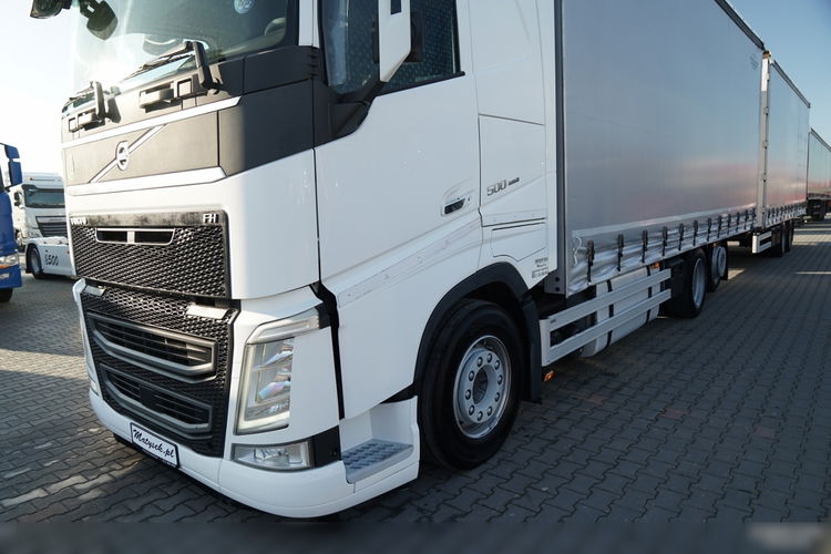 Volvo FH 500 / TANDEM PRZEJAZDOWY 120 M3 / 6X2 / MEGA / OŚ PODNOSZONA / TV / + PRZYCZEPA GNIOTPOL  zdjęcie 11