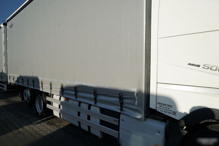 Volvo FH 500 / TANDEM PRZEJAZDOWY 120 M3 / 6X2 / MEGA / OŚ PODNOSZONA / TV / + PRZYCZEPA GNIOTPOL  zdjęcie 24