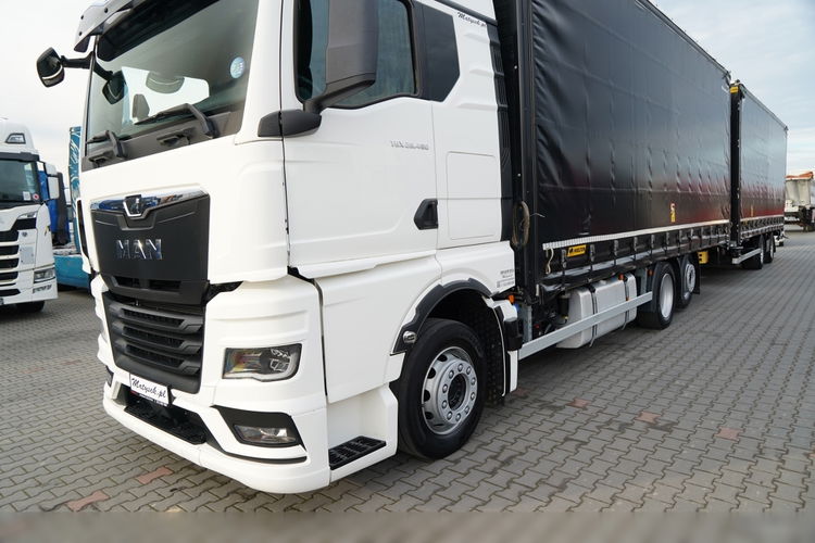 MAN TGX 26.480 / ZESTAW TANDEM 120 M3 / PRZEJAZDOWY / KLIMATYZACJA POSTOJOWA / OŚ PODNOSZONA / ZAWIESIE DO WÓZKA / + PRZYCZEPA WIELTON / OSIE SAF zdjęcie 11