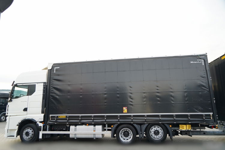 MAN TGX 26.480 / ZESTAW TANDEM 120 M3 / PRZEJAZDOWY / KLIMATYZACJA POSTOJOWA / OŚ PODNOSZONA / ZAWIESIE DO WÓZKA / + PRZYCZEPA WIELTON / OSIE SAF zdjęcie 12