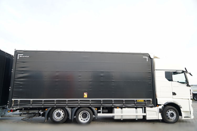 MAN TGX 26.480 / ZESTAW TANDEM 120 M3 / PRZEJAZDOWY / KLIMATYZACJA POSTOJOWA / OŚ PODNOSZONA / ZAWIESIE DO WÓZKA / + PRZYCZEPA WIELTON / OSIE SAF zdjęcie 22