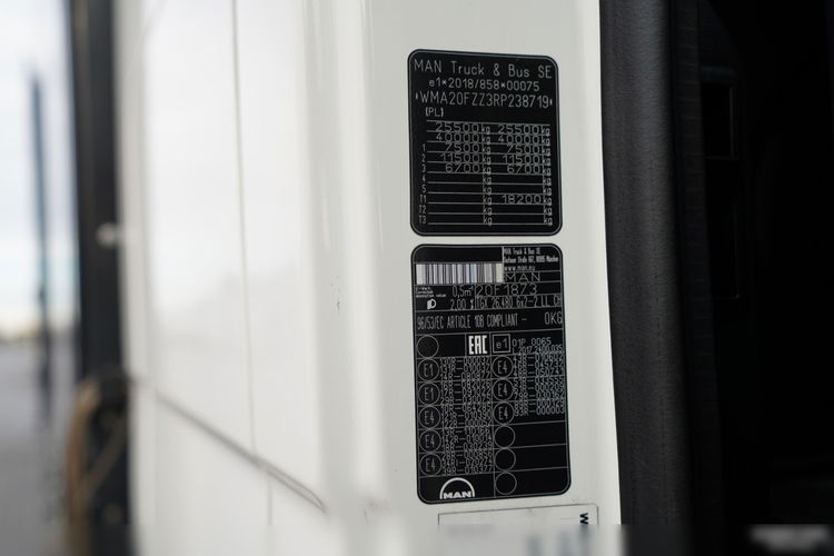 MAN TGX 26.480 / ZESTAW TANDEM 120 M3 / PRZEJAZDOWY / KLIMATYZACJA POSTOJOWA / OŚ PODNOSZONA / ZAWIESIE DO WÓZKA / + PRZYCZEPA WIELTON / OSIE SAF zdjęcie 40