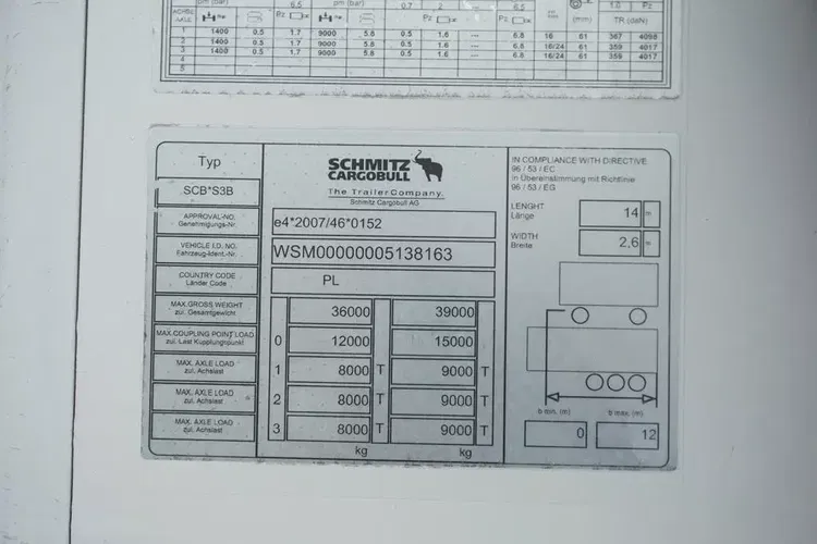 Schmitz CHŁODNIA / CARRIER VECTOR 1350 zdjęcie 11