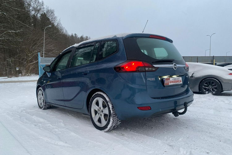 Opel Zafira 1.4i turbo + gaz 7.os. Panorama pod.kierownica bezwypadkowy zam.1.r.gw zdjęcie 10