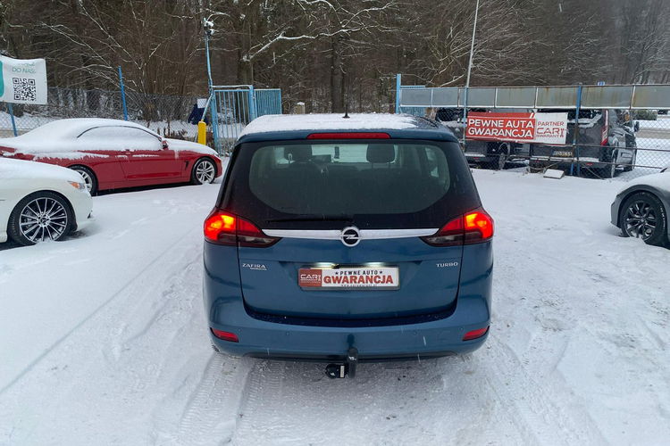 Opel Zafira 1.4i turbo + gaz 7.os. Panorama pod.kierownica bezwypadkowy zam.1.r.gw zdjęcie 12