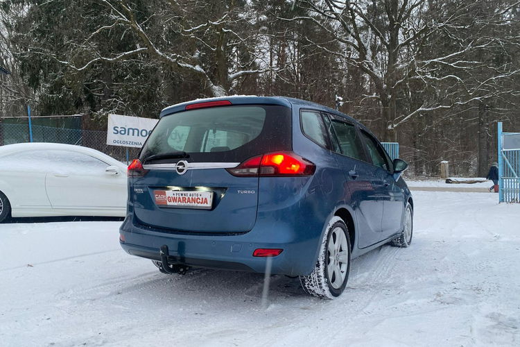 Opel Zafira 1.4i turbo + gaz 7.os. Panorama pod.kierownica bezwypadkowy zam.1.r.gw zdjęcie 13