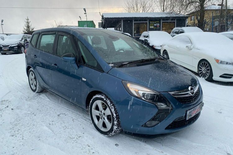 Opel Zafira 1.4i turbo + gaz 7.os. Panorama pod.kierownica bezwypadkowy zam.1.r.gw zdjęcie 14