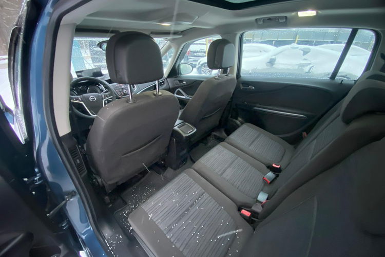 Opel Zafira 1.4i turbo + gaz 7.os. Panorama pod.kierownica bezwypadkowy zam.1.r.gw zdjęcie 16