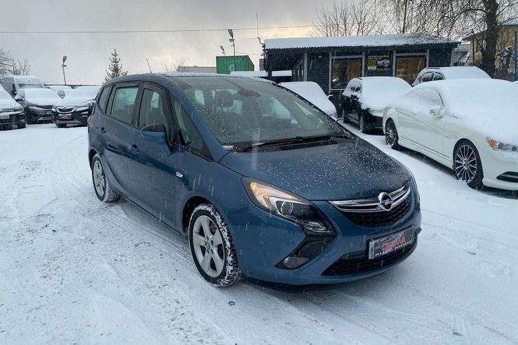 Opel Zafira 1.4i turbo + gaz 7.os. Panorama pod.kierownica bezwypadkowy zam.1.r.gw zdjęcie 17