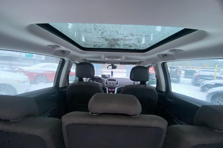 Opel Zafira 1.4i turbo + gaz 7.os. Panorama pod.kierownica bezwypadkowy zam.1.r.gw zdjęcie 22