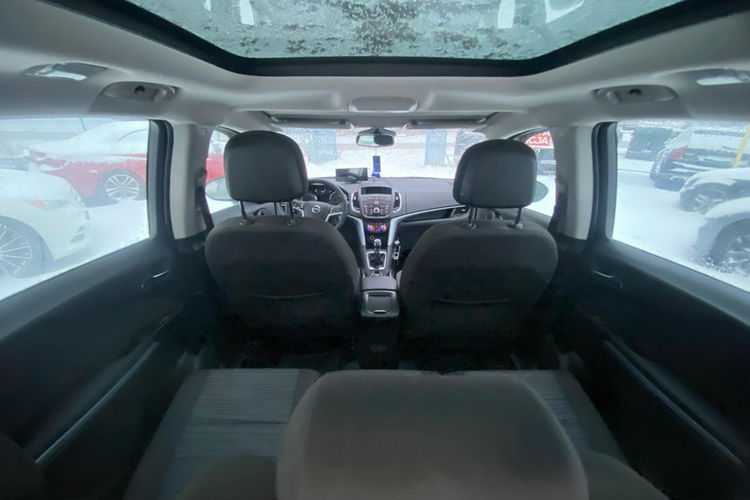Opel Zafira 1.4i turbo + gaz 7.os. Panorama pod.kierownica bezwypadkowy zam.1.r.gw zdjęcie 23