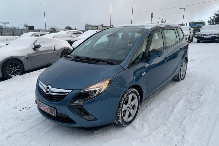 Opel Zafira 1.4i turbo + gaz 7.os. Panorama pod.kierownica bezwypadkowy zam.1.r.gw zdjęcie 3