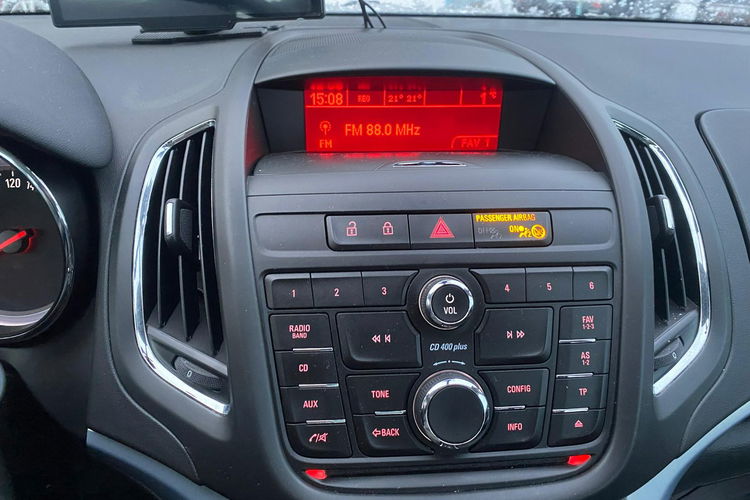 Opel Zafira 1.4i turbo + gaz 7.os. Panorama pod.kierownica bezwypadkowy zam.1.r.gw zdjęcie 34