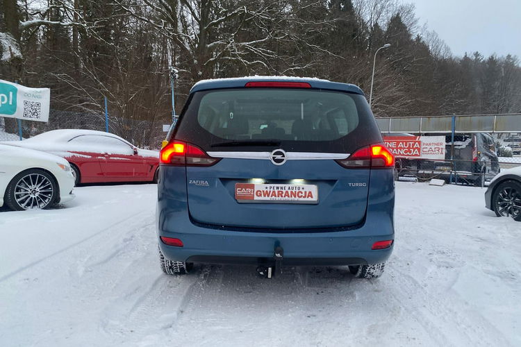 Opel Zafira 1.4i turbo + gaz 7.os. Panorama pod.kierownica bezwypadkowy zam.1.r.gw zdjęcie 5