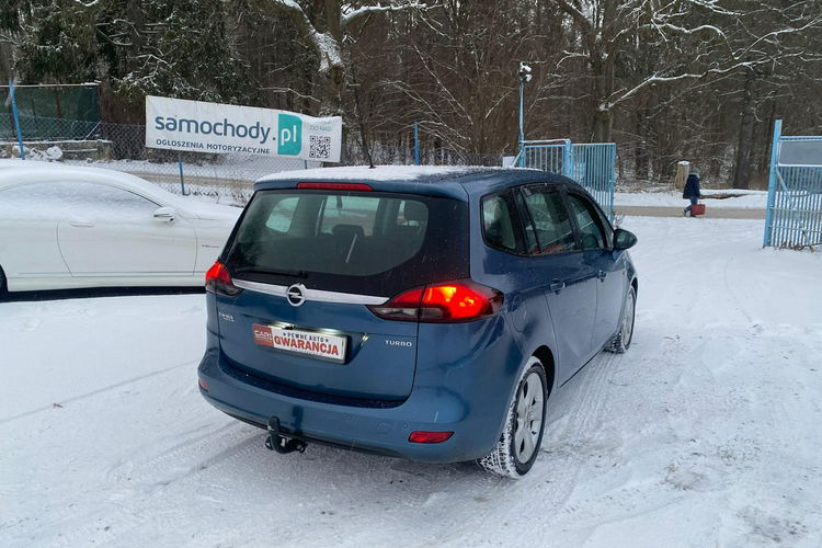 Opel Zafira 1.4i turbo + gaz 7.os. Panorama pod.kierownica bezwypadkowy zam.1.r.gw zdjęcie 8